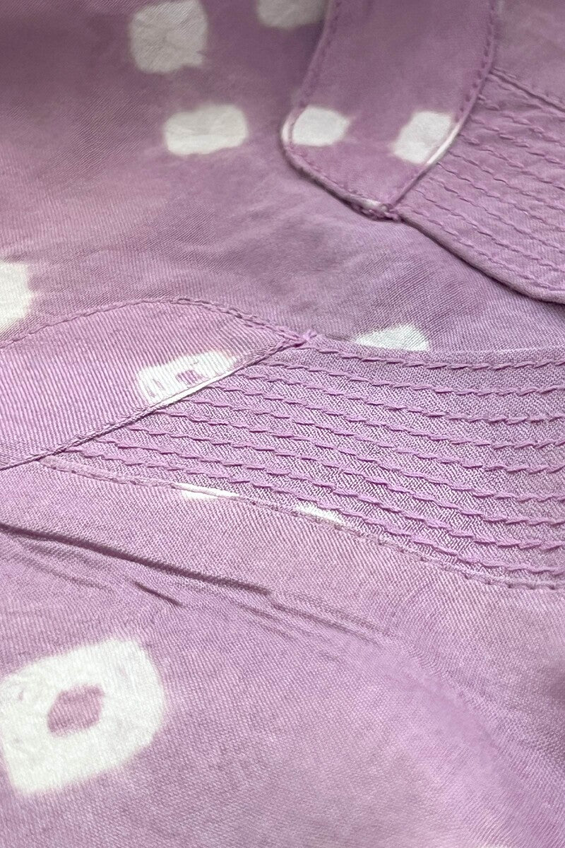 Roza Jannat Purple Bandhani Top - Image 3