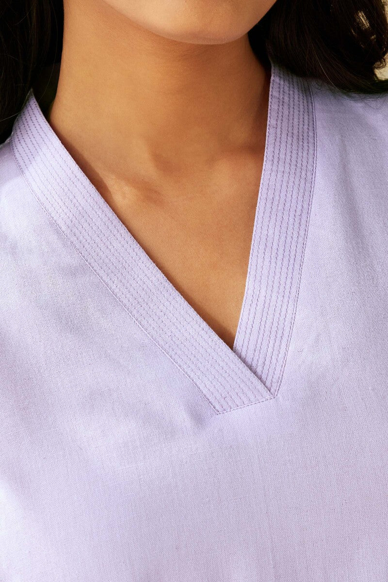 Roza Jia Purple Kurta - Image 4