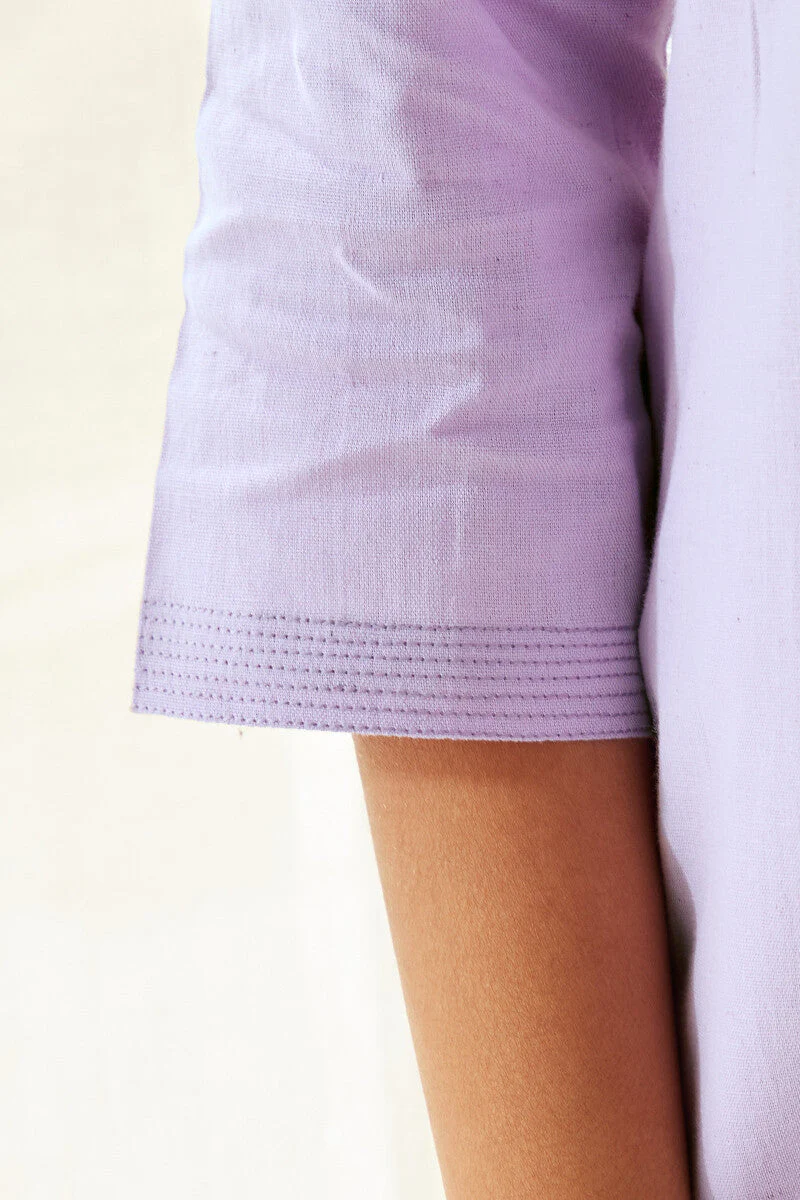 Roza Jia Purple Kurta - Image 5