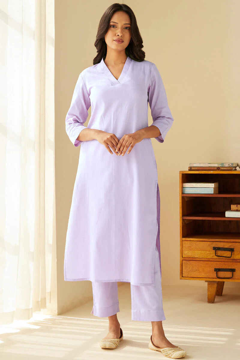 Roza Jia Purple Narrow Pants - Image 3