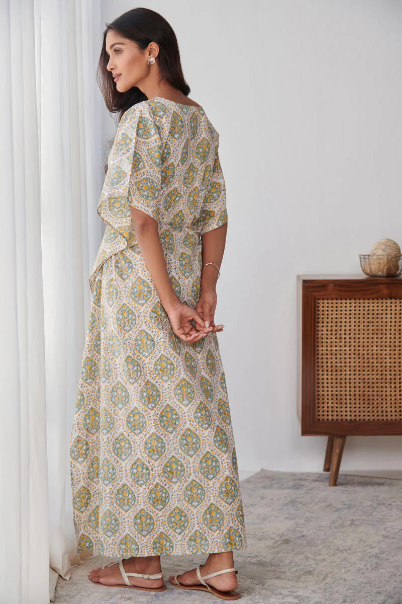 Roza Jia Sanganeri Kaftan - Image 5