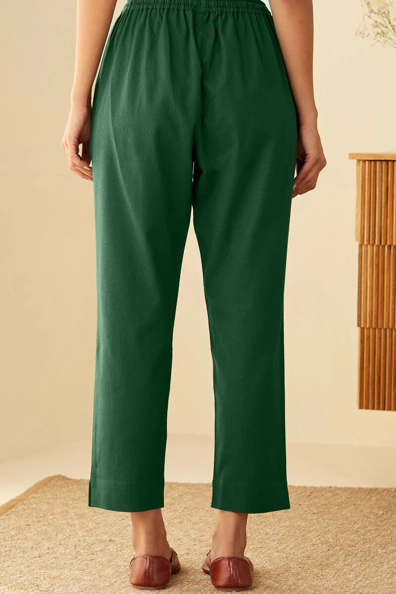Roza Maira Green Narrow Pants - Image 5