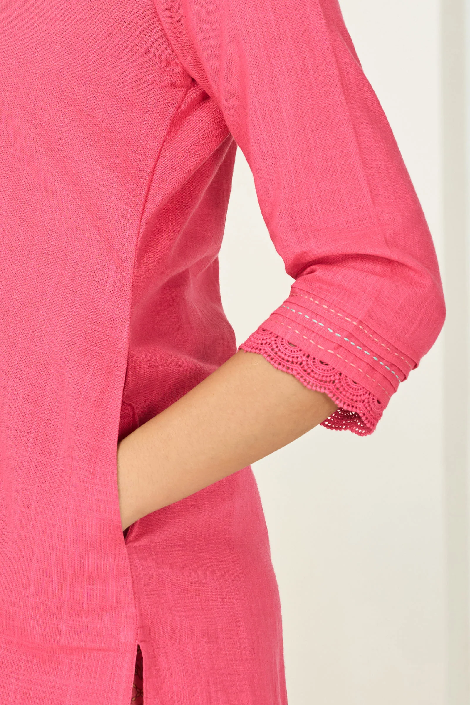 Roza Mira Pink Kurta - Image 5