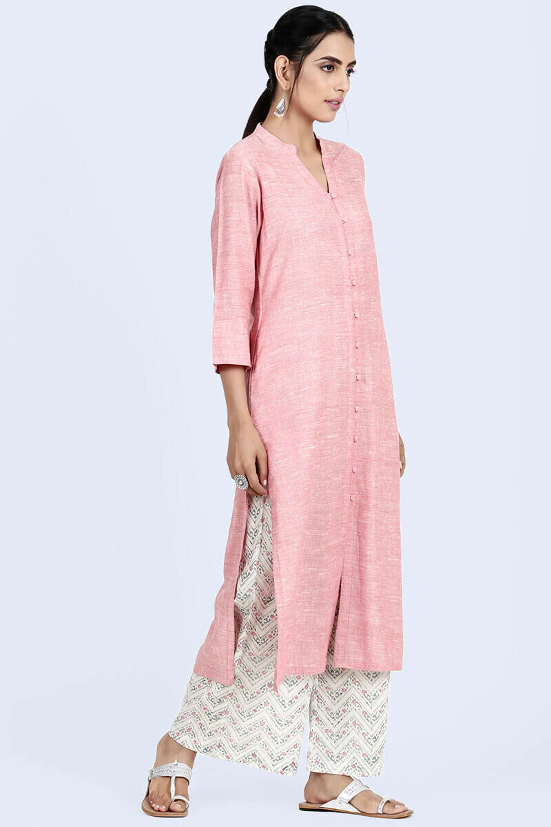Roza Nazeena Pink Kurta - Image 4