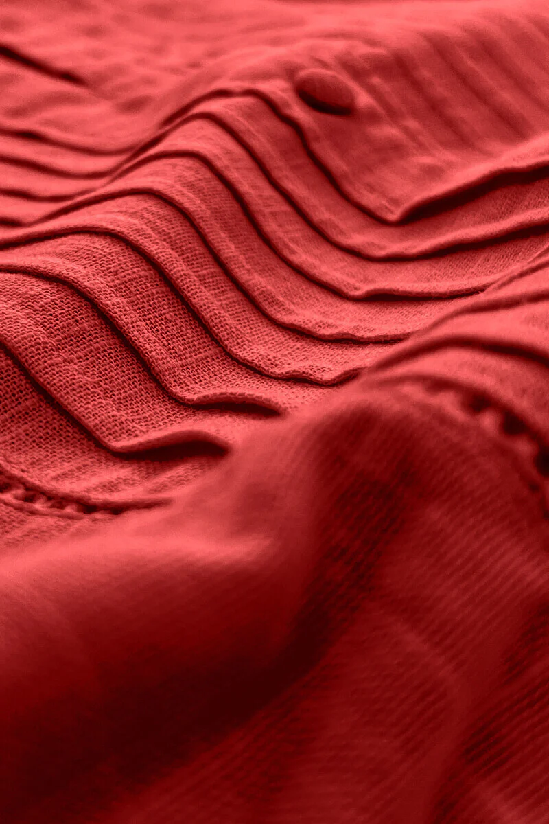 Roza Nida Red Kurta - Image 2