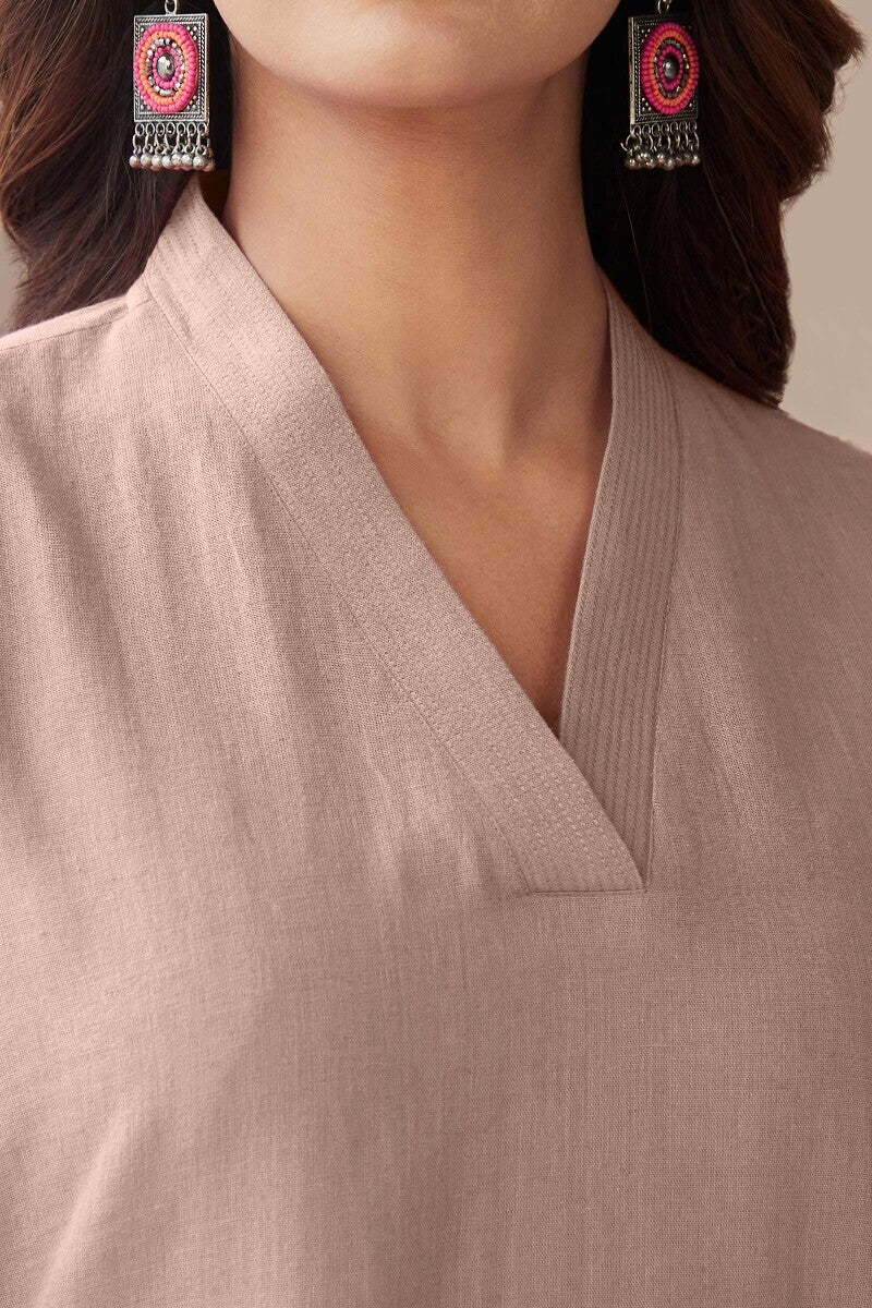 Roza Powder Pink Kurta - Image 5