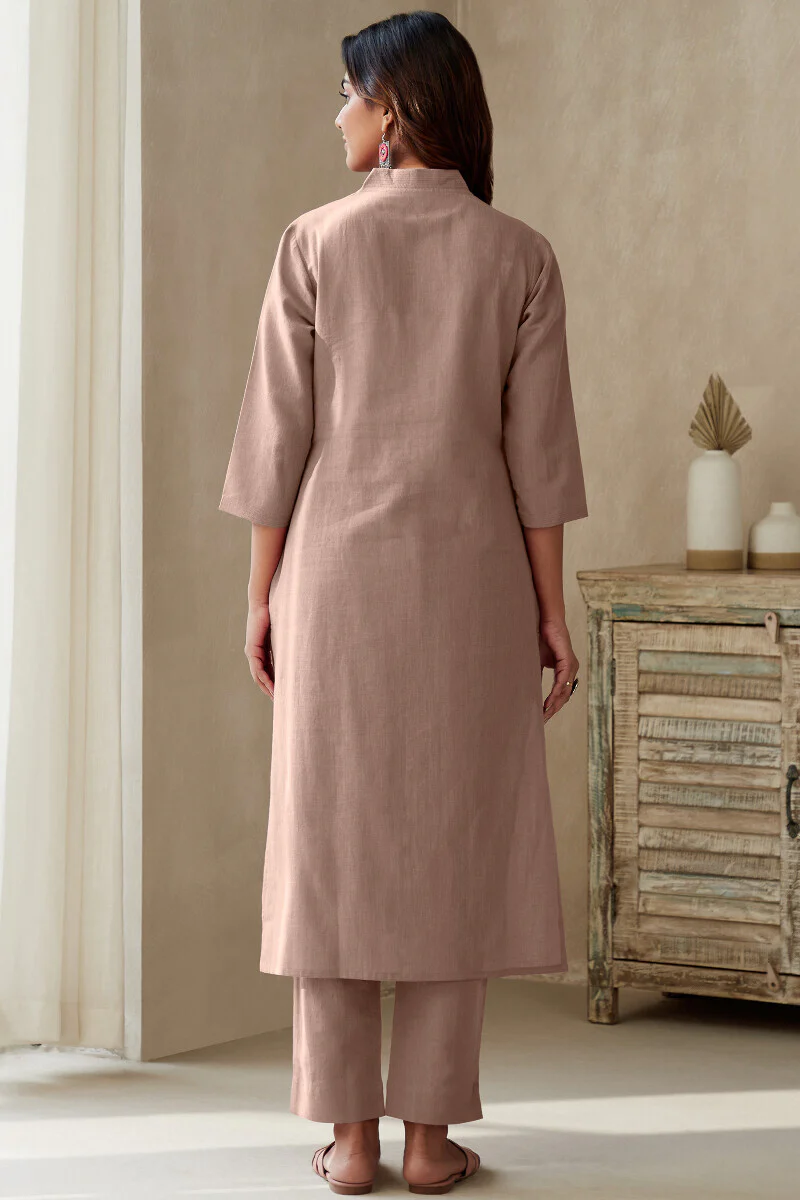 Roza Powder Pink Kurta - Image 8
