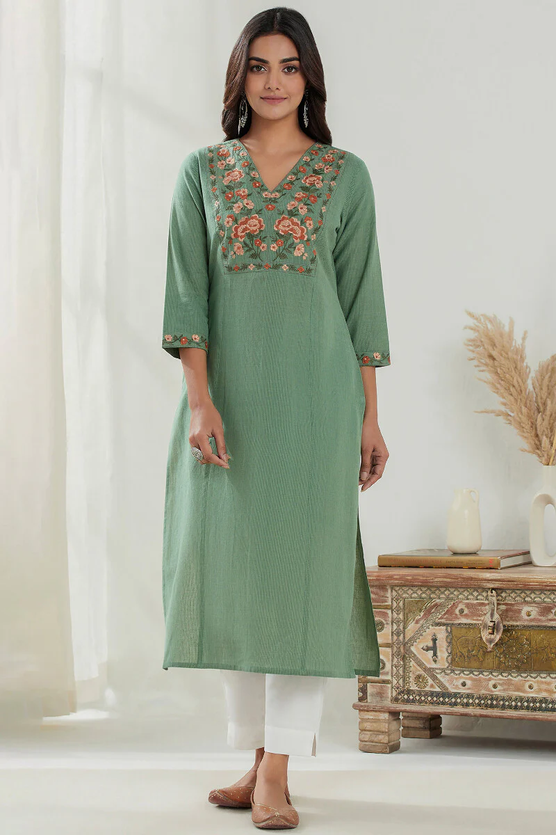 Roza Rehmat Handloom Kurta - Image 2