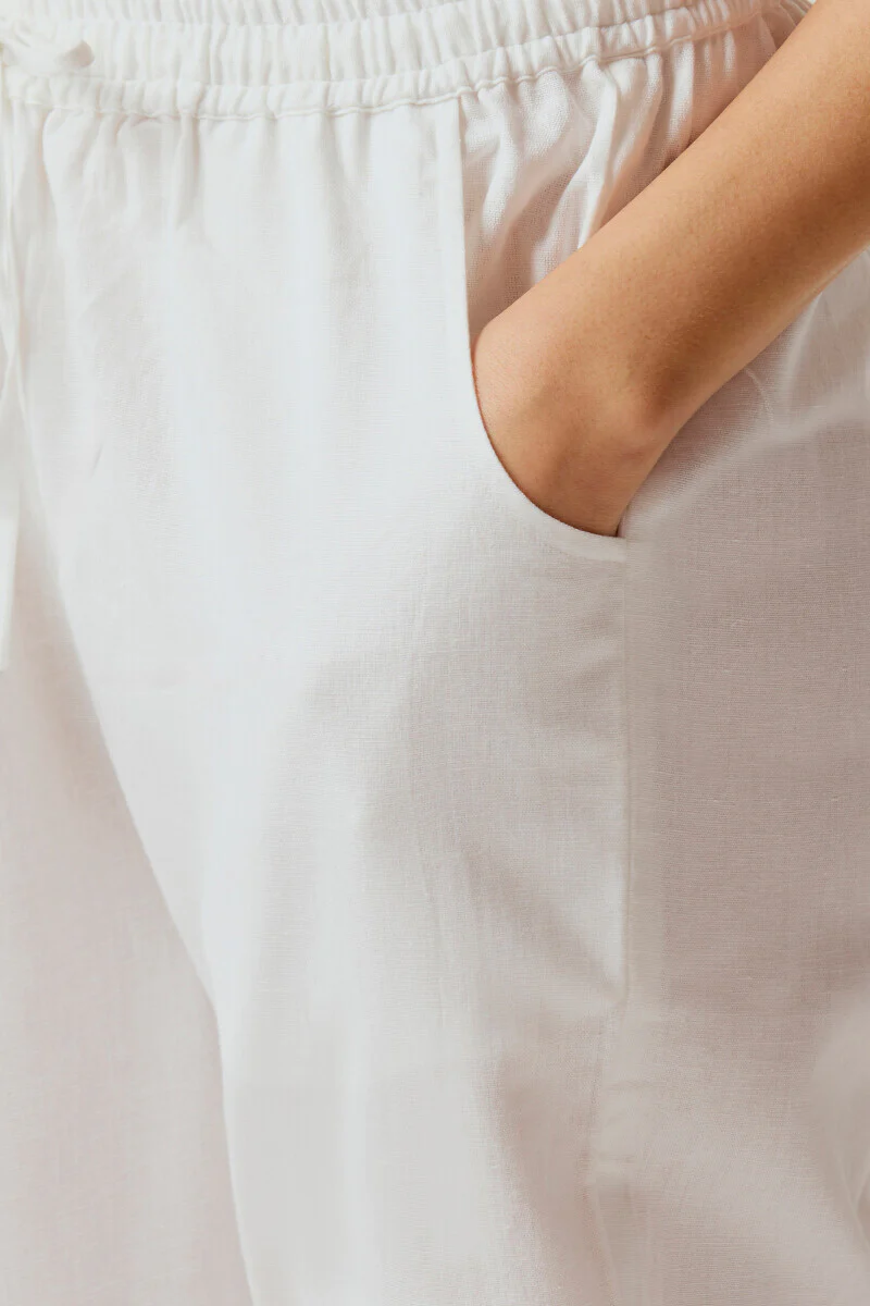 Roza Rumi White Narrow Pants - Image 4