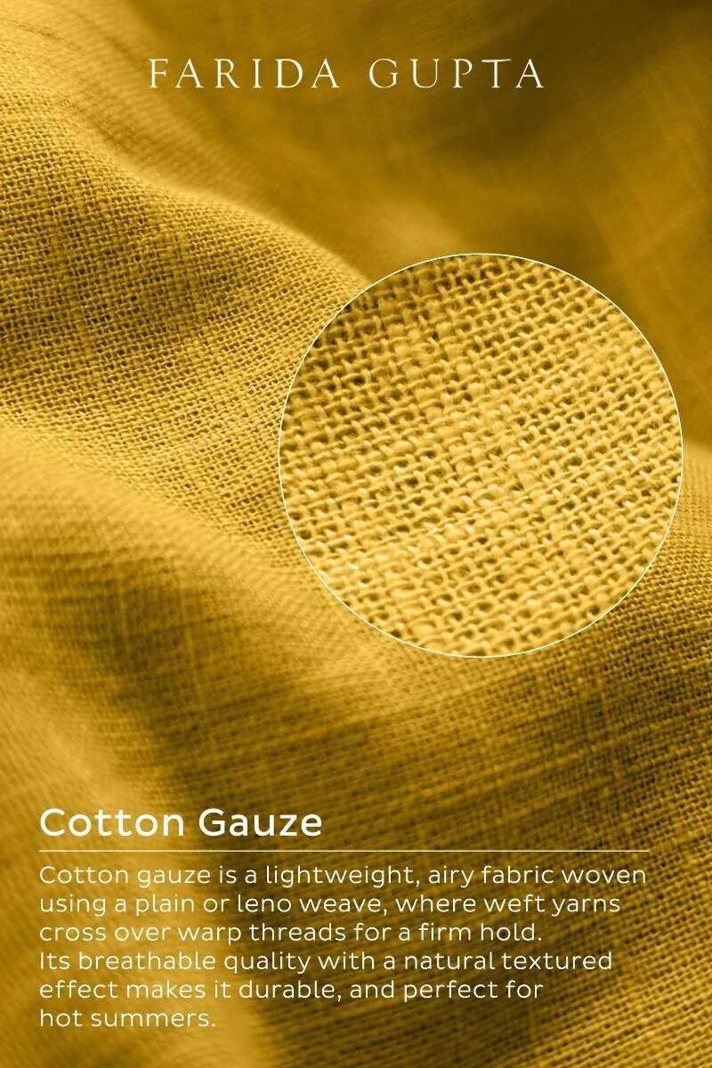 Roza Sahira Yellow Kurta - Image 10
