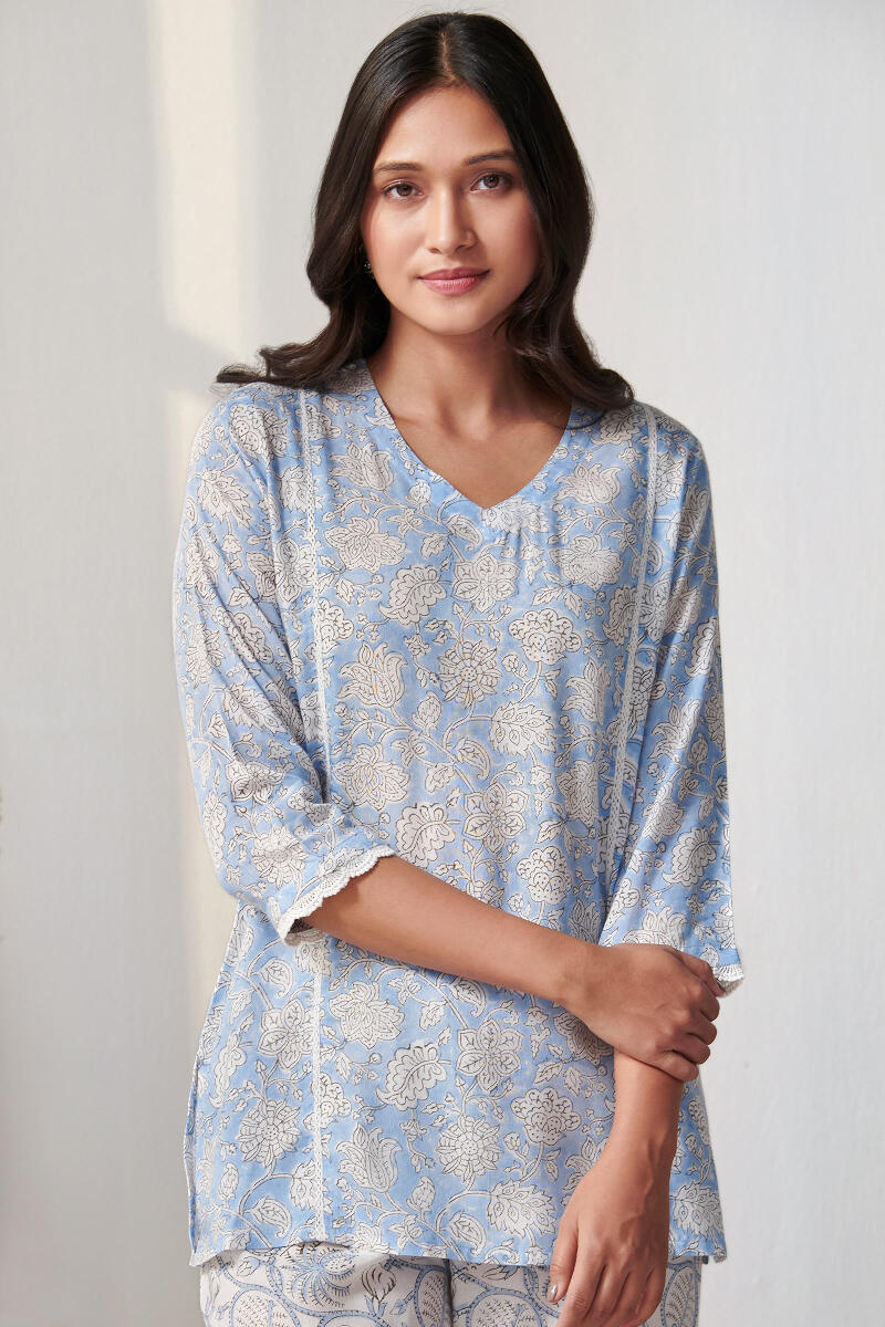 Roza Sameena Sanganeri Loungewear Set
