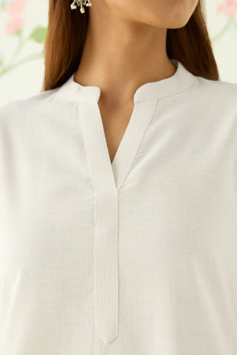 Roza Seerat White Top - Image 2