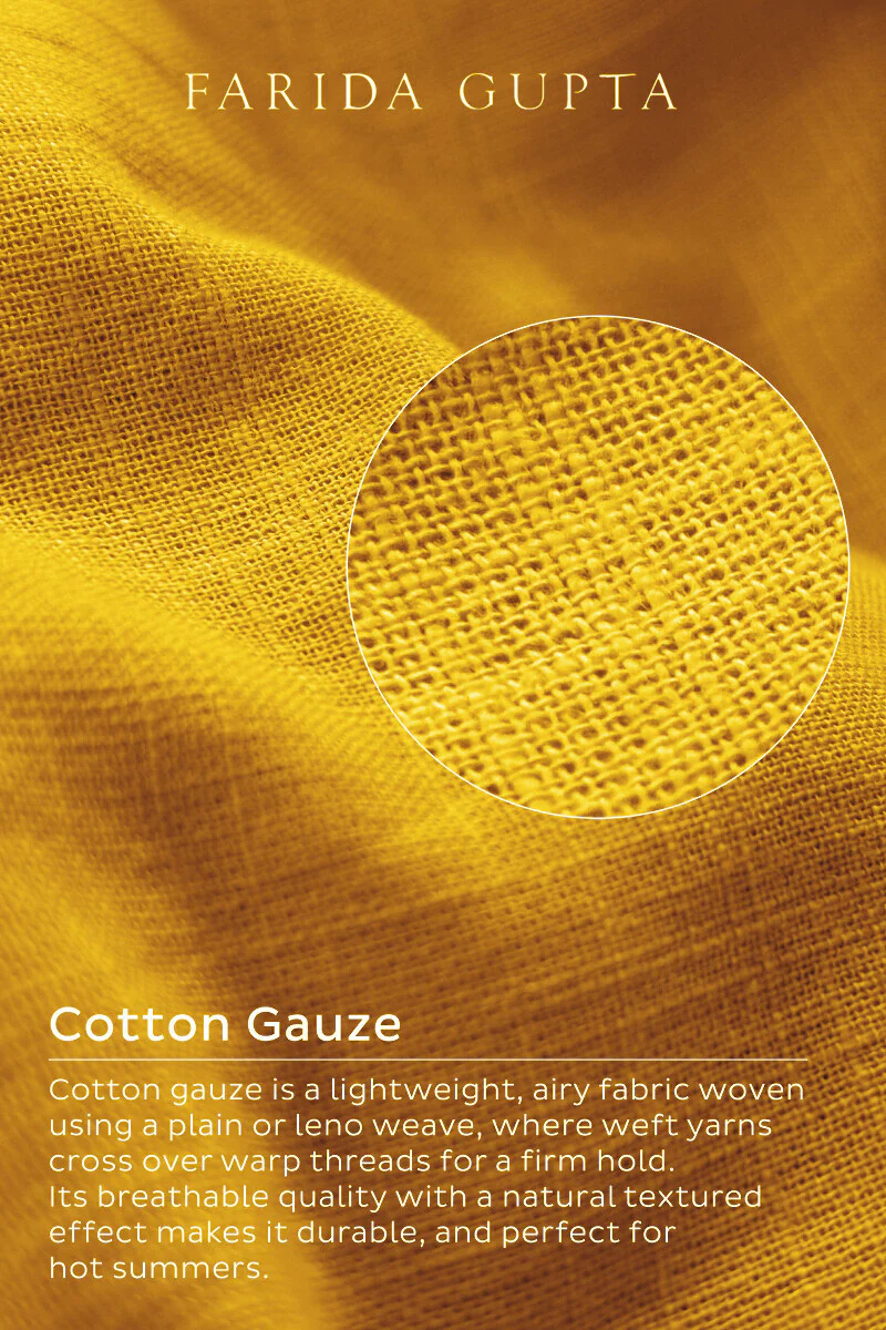 Roza Seerat Yellow Kurta - Image 8