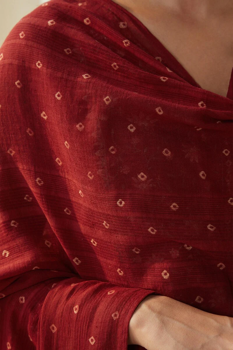 Roza Seher Ajrak Dupatta - Image 2