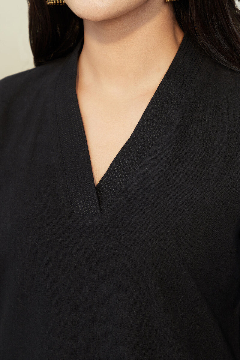 Roza Seher Black Kurta - Image 4