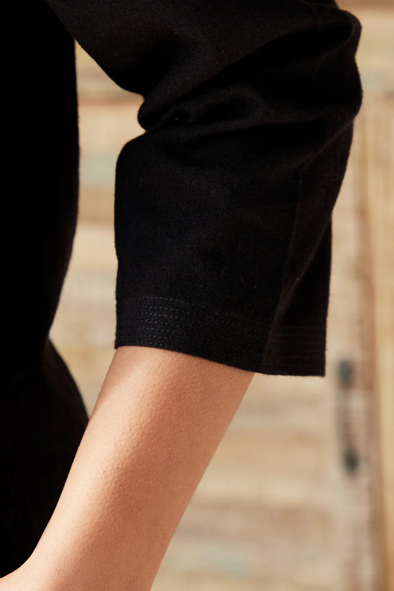 Roza Seher Black Kurta - Image 6