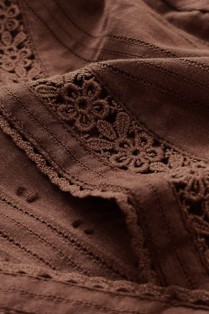 Roza Seher Brown Kurta - Image 2