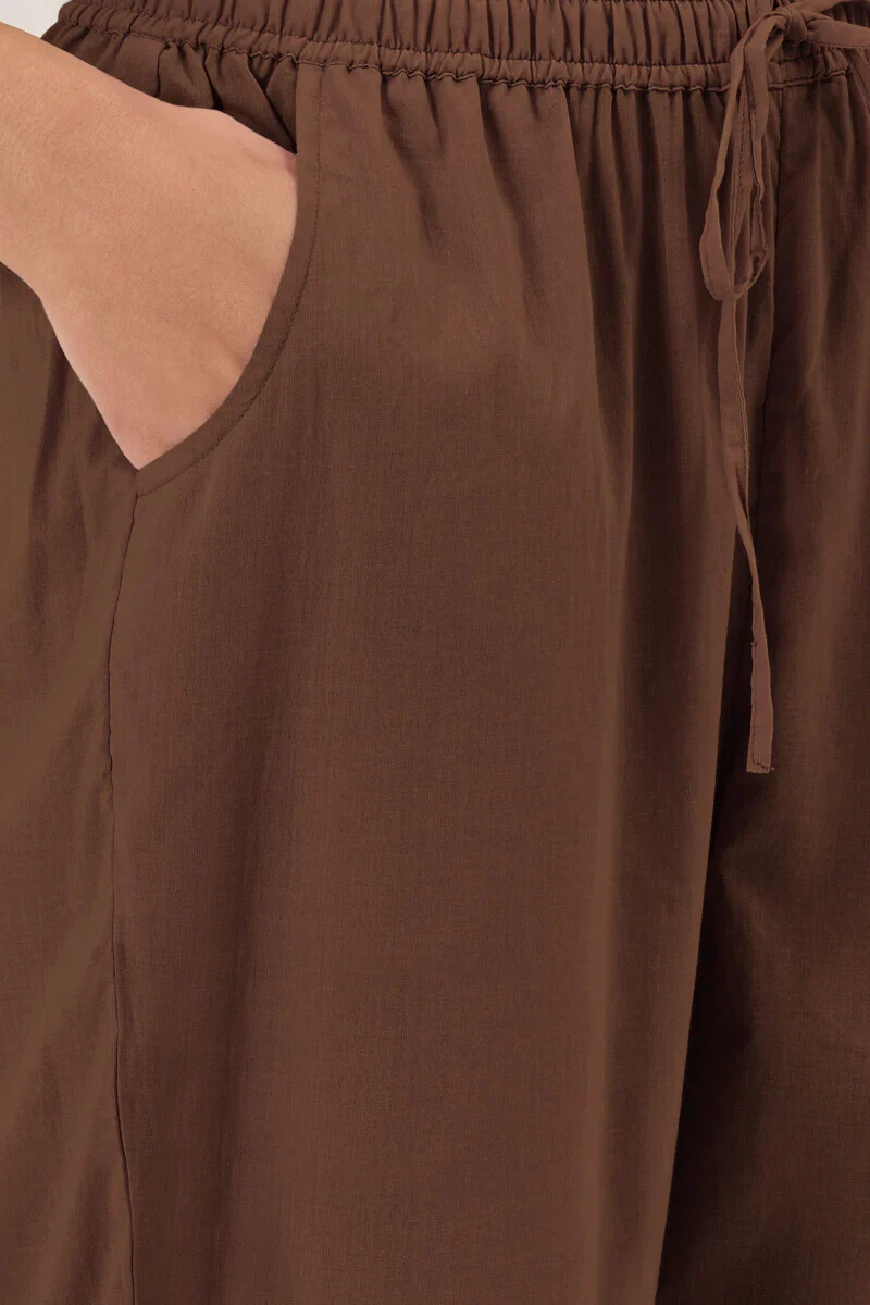 Surplus: Roza Seher Brown Narrow Pants - Image 4