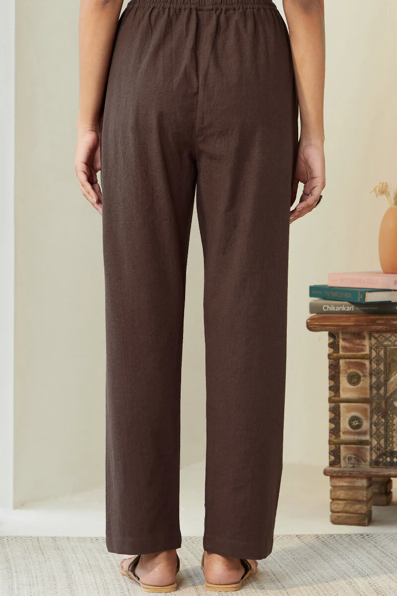 Roza Seher Brown Pants - Image 4
