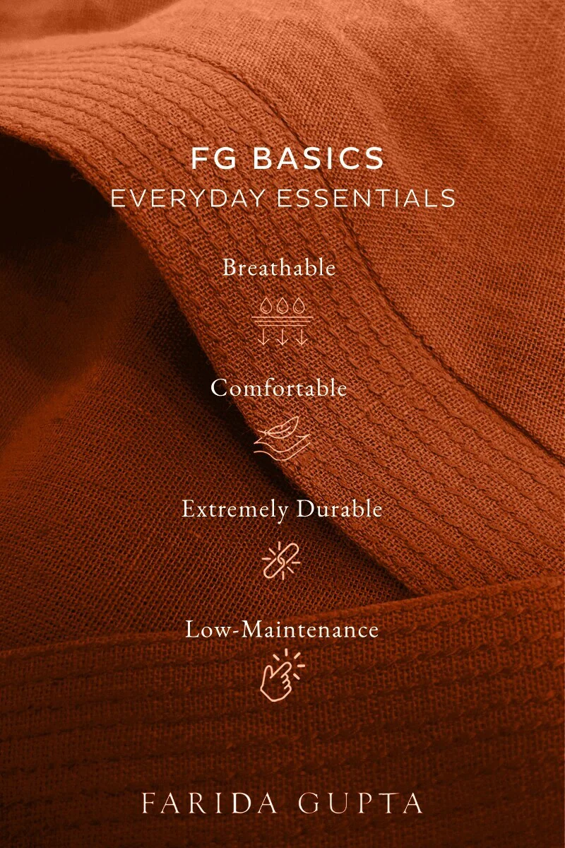 Roza Seher Burnt Orange Kurta - Image 9
