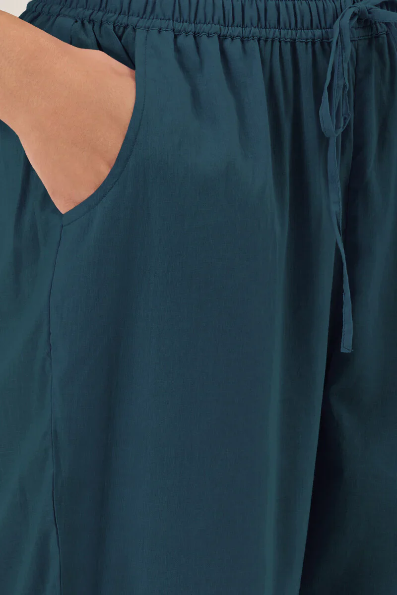 Surplus: Roza Seher Cobalt Blue Narrow Pants - Image 4