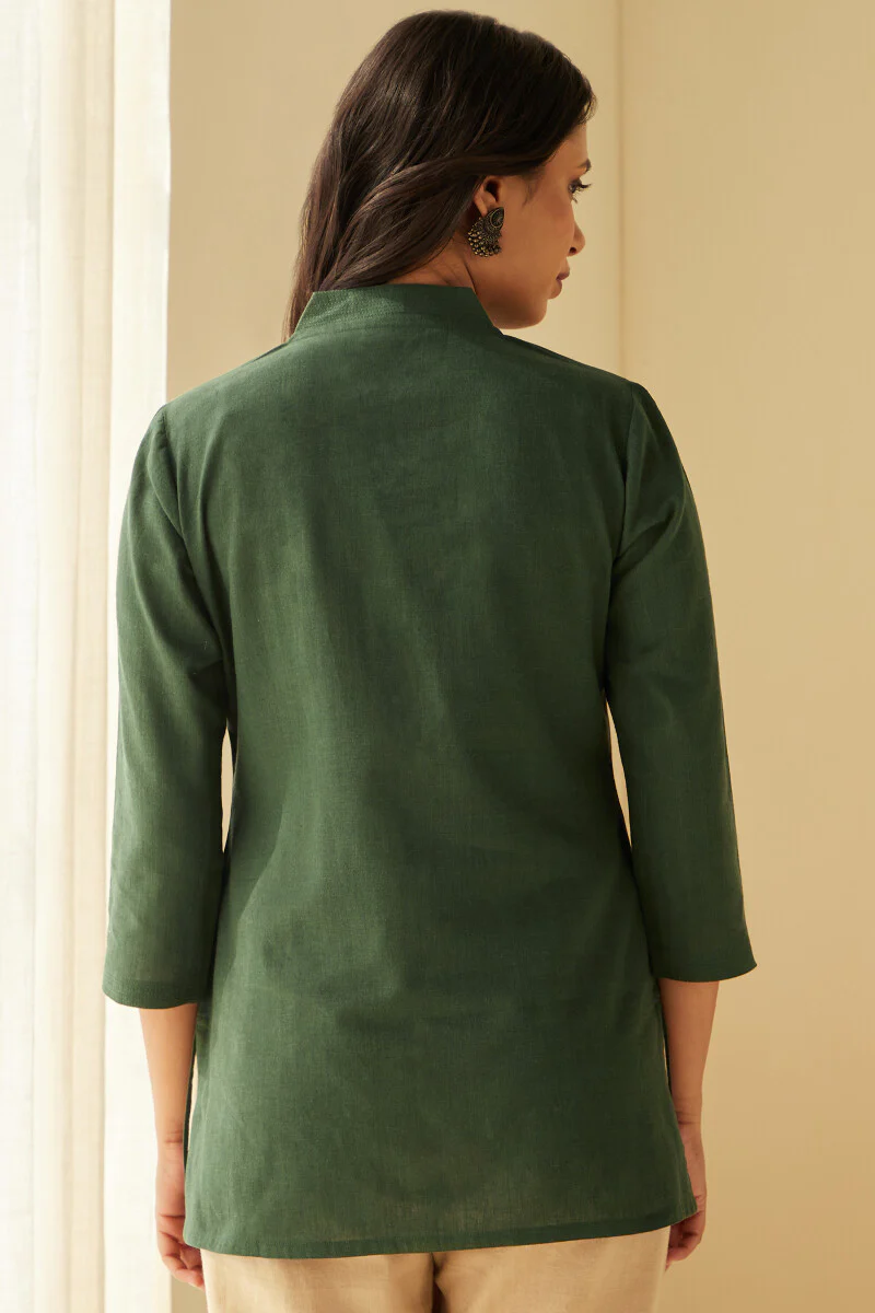 Roza Seher Forest Green Top - Image 5