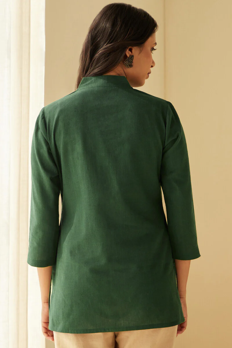 Roza Seher Green Top - Image 5