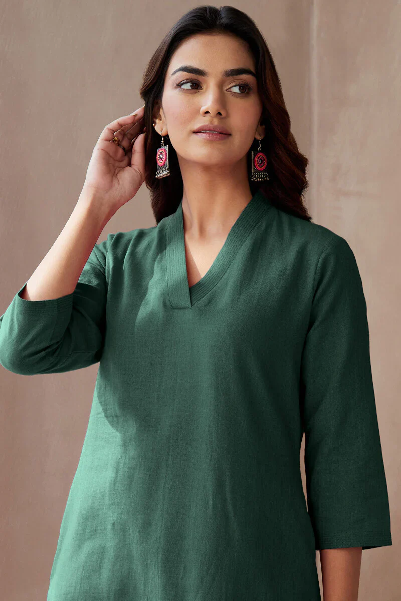 Roza Seher Jade Green Kurta - Image 4