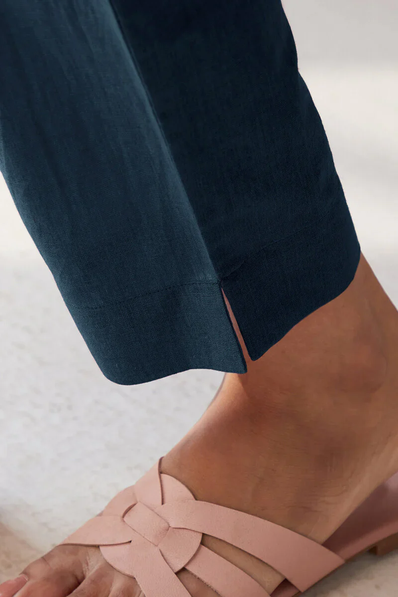Surplus: Roza Seher Midnight Blue Narrow Pants - Image 2