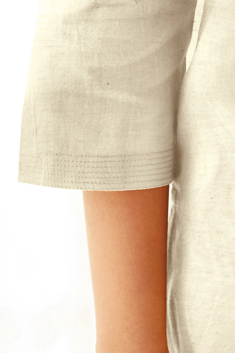 Roza Seher Off-White Top - Image 4