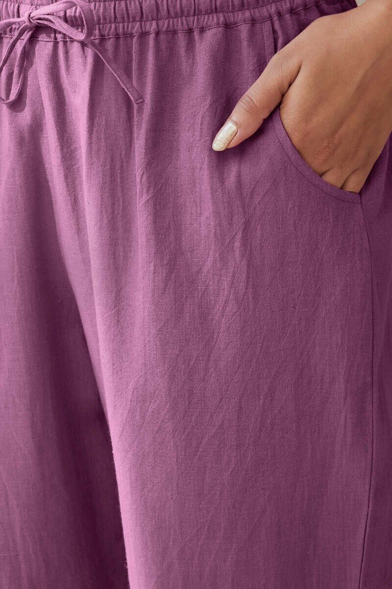 Roza Seher Orchid Purple Narrow Pants - Image 4