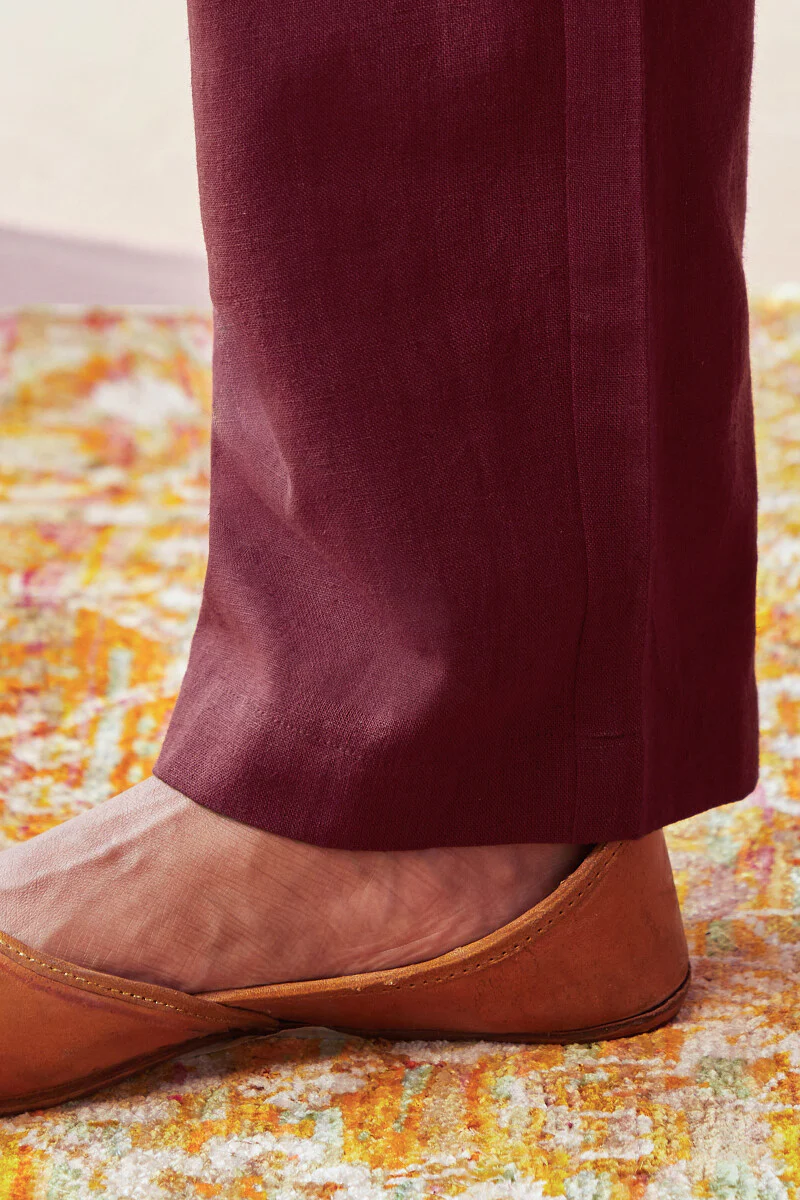 Roza Seher Persian Red Pants - Image 2