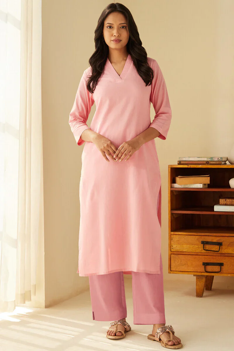 Surplus: Roza Seher Pink Narrow Pants - Image 3