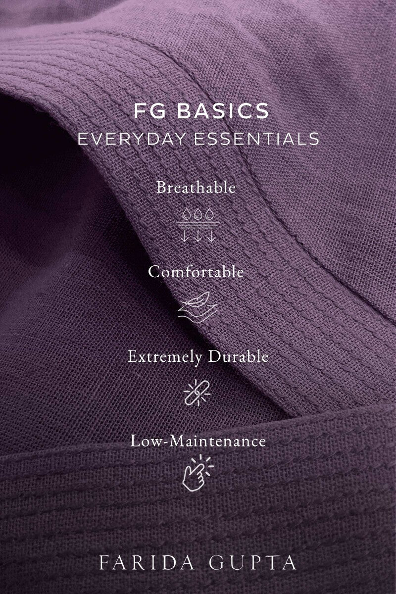 Roza Seher Purple Kurta - Image 9
