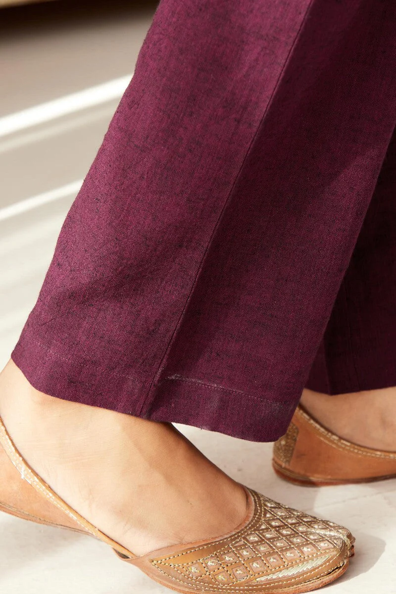 Roza Seher Purple Pants - Image 2