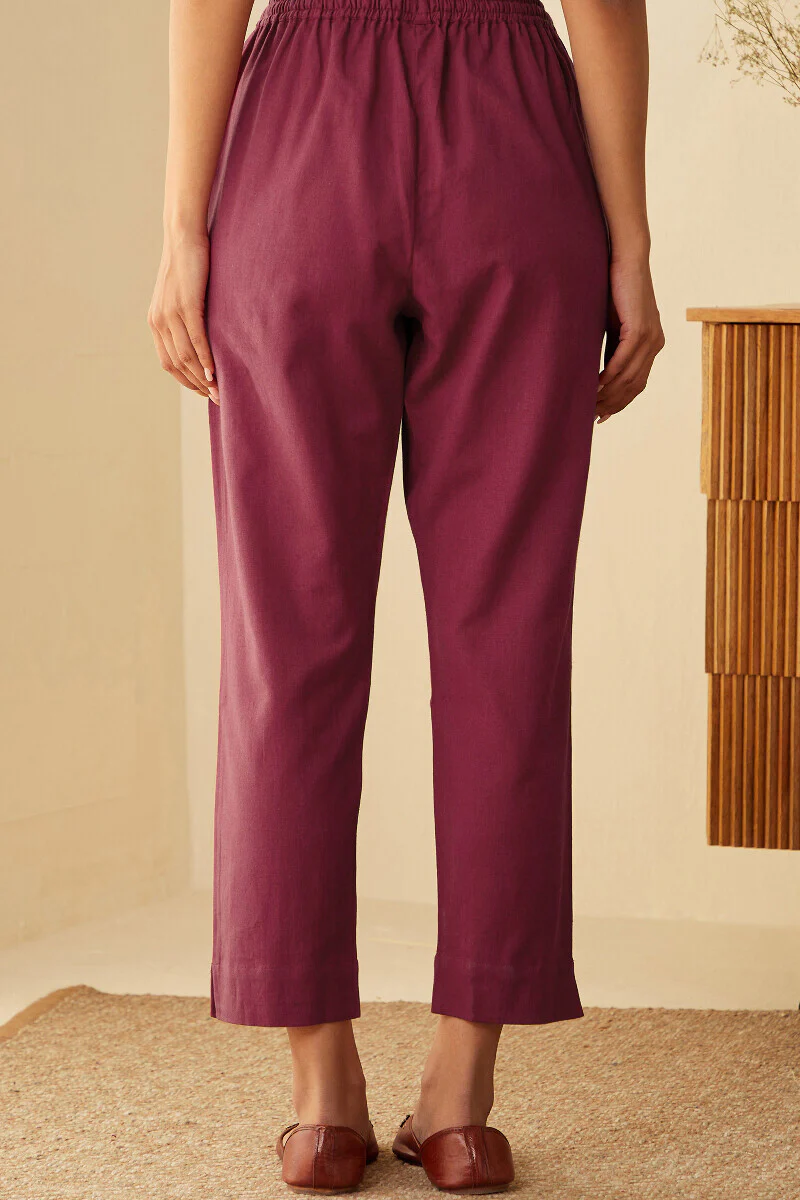 Roza Seher Raspberry Pink Narrow Pants - Image 5