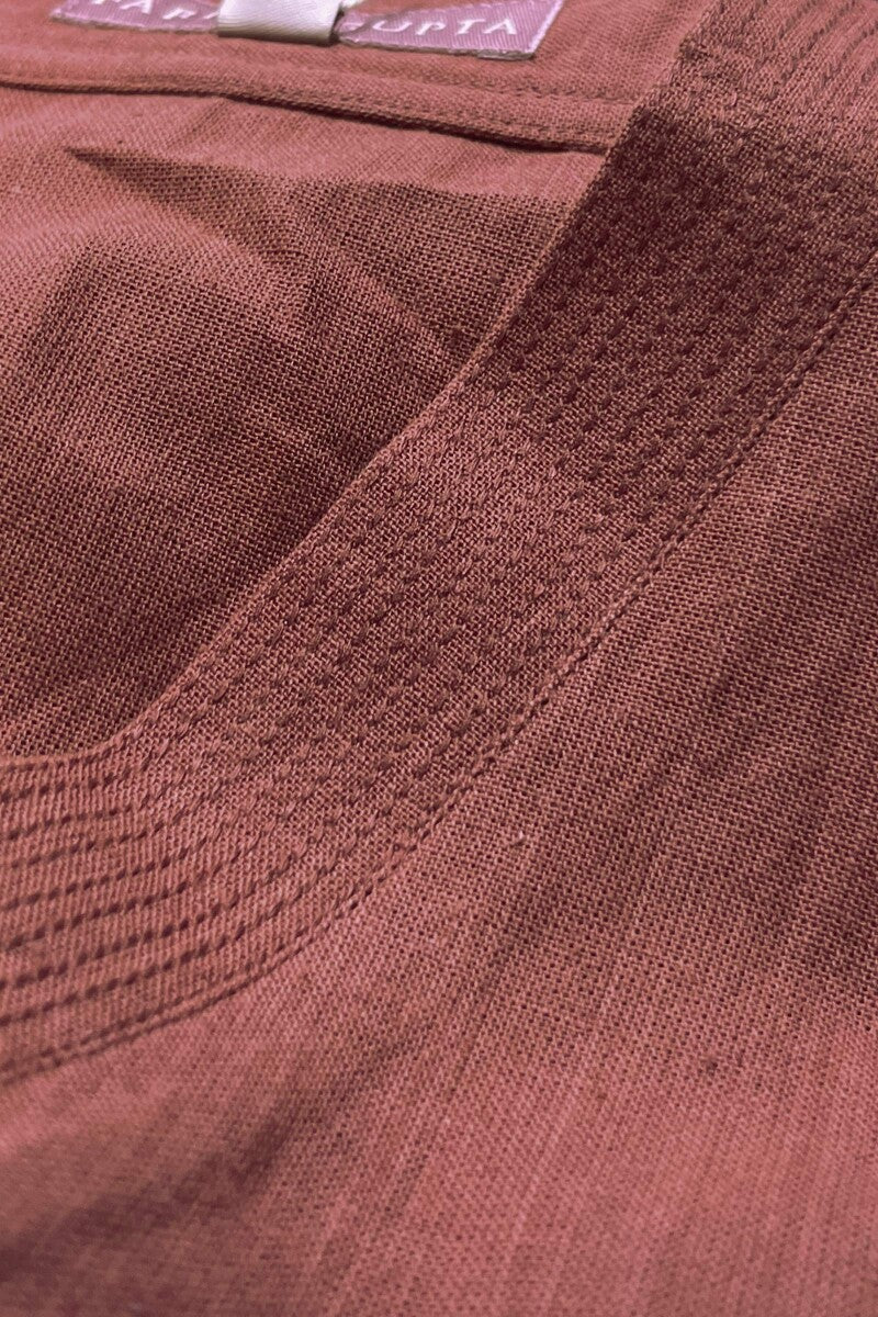 Roza Seher Red Kurta - Image 3