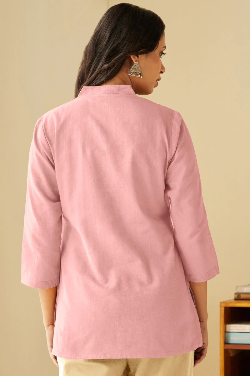 Roza Seher Rose Pink Top - Image 5