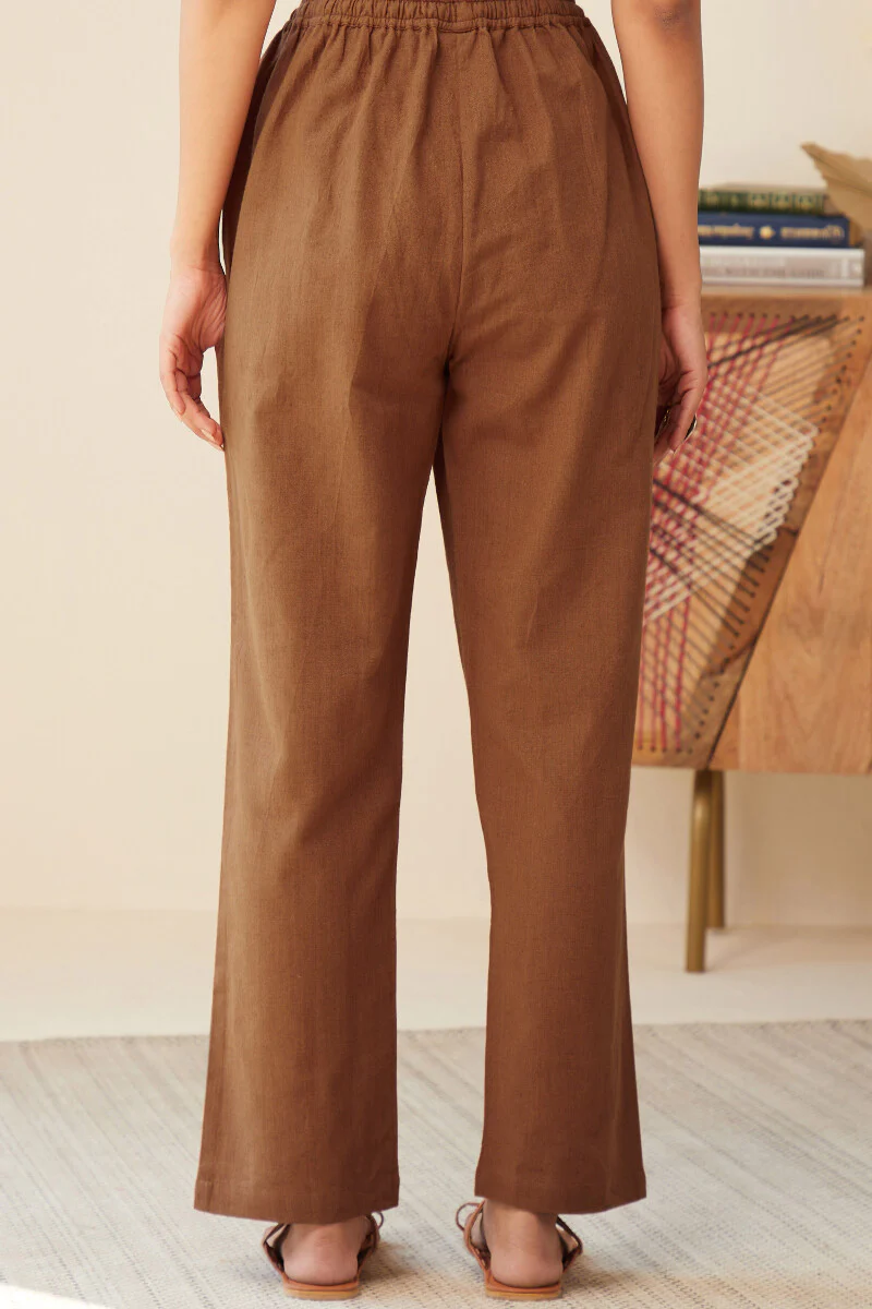 Roza Seher Rust Pants - Image 5
