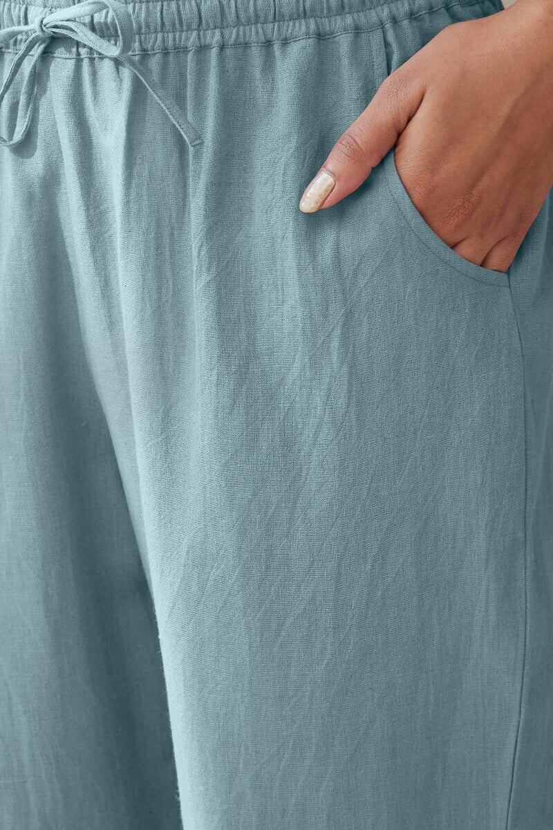 Roza Seher Sky Blue Narrow Pants - Image 4