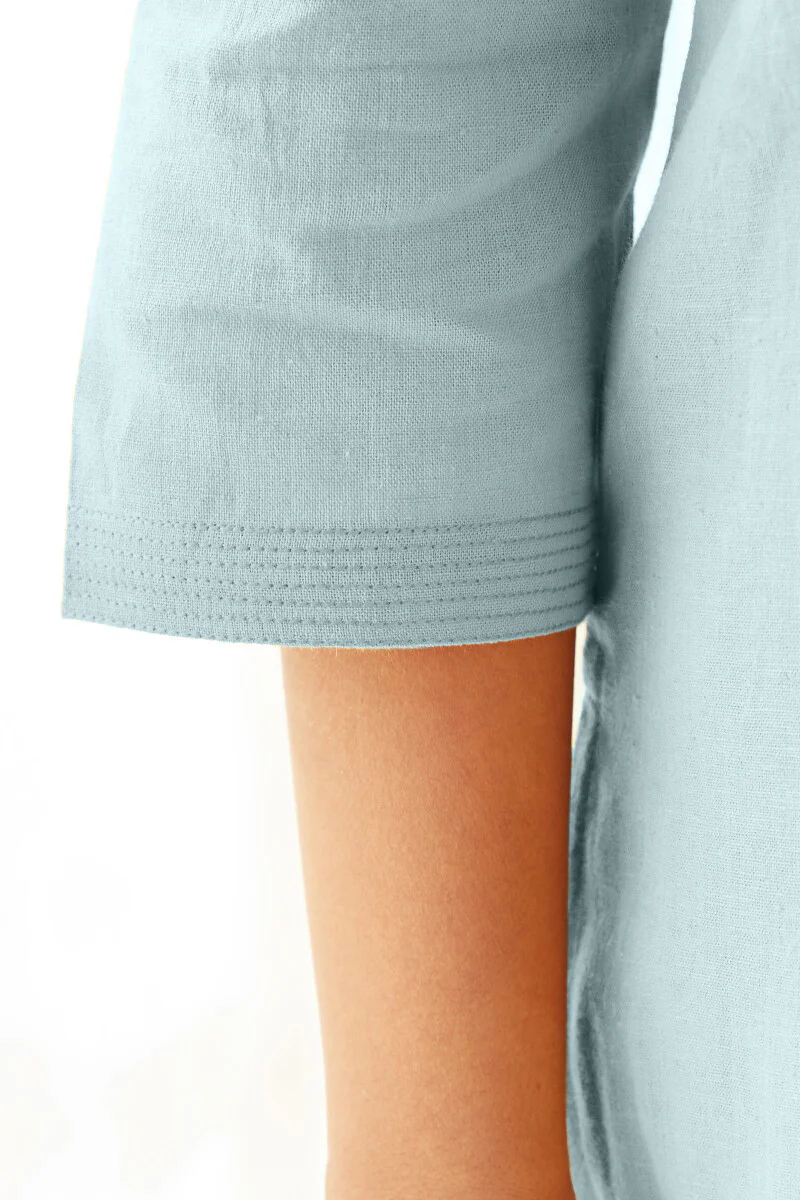 Roza Seher Sky Blue Top - Image 4