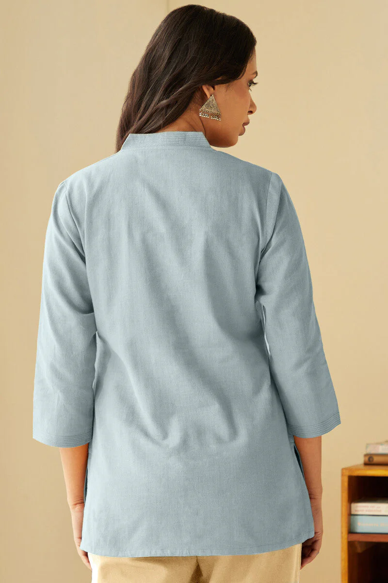 Roza Seher Sky Blue Top - Image 5