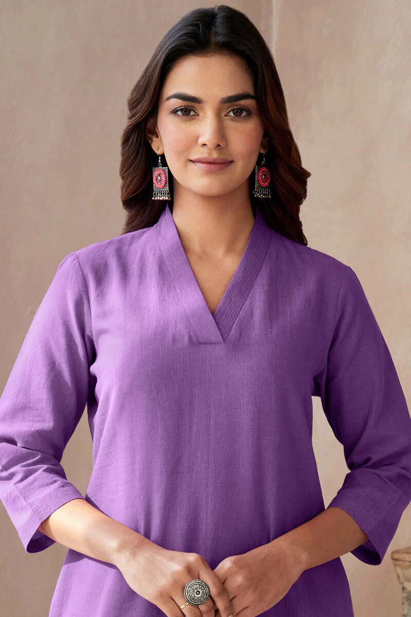 Surplus: Roza Seher Violet Kurta