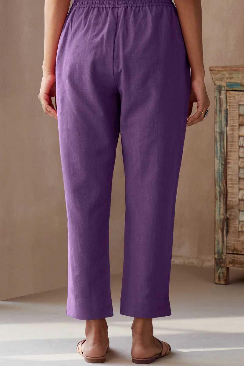 Roza Seher Violet Narrow Pants - Image 5
