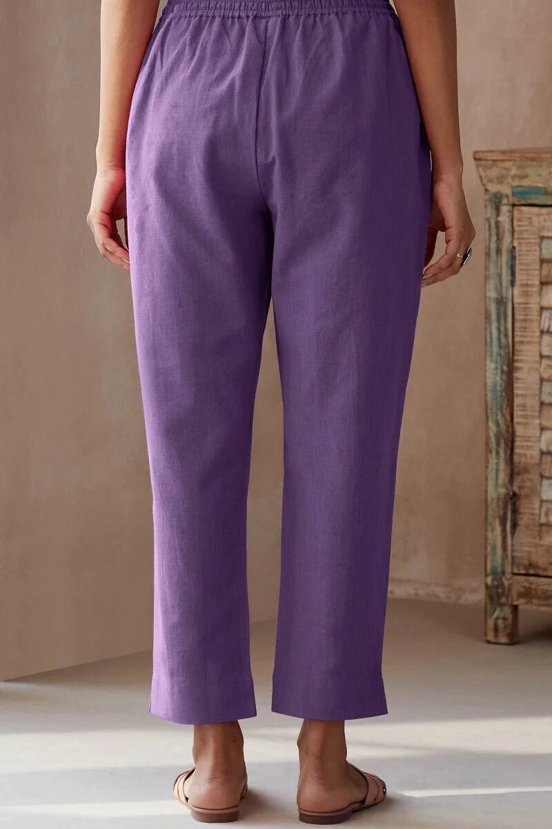 Roza Seher Violet Narrow Pants - Image 5