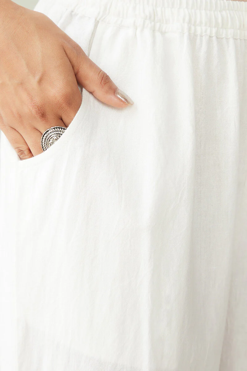 Roza Seher White Pants - Image 2