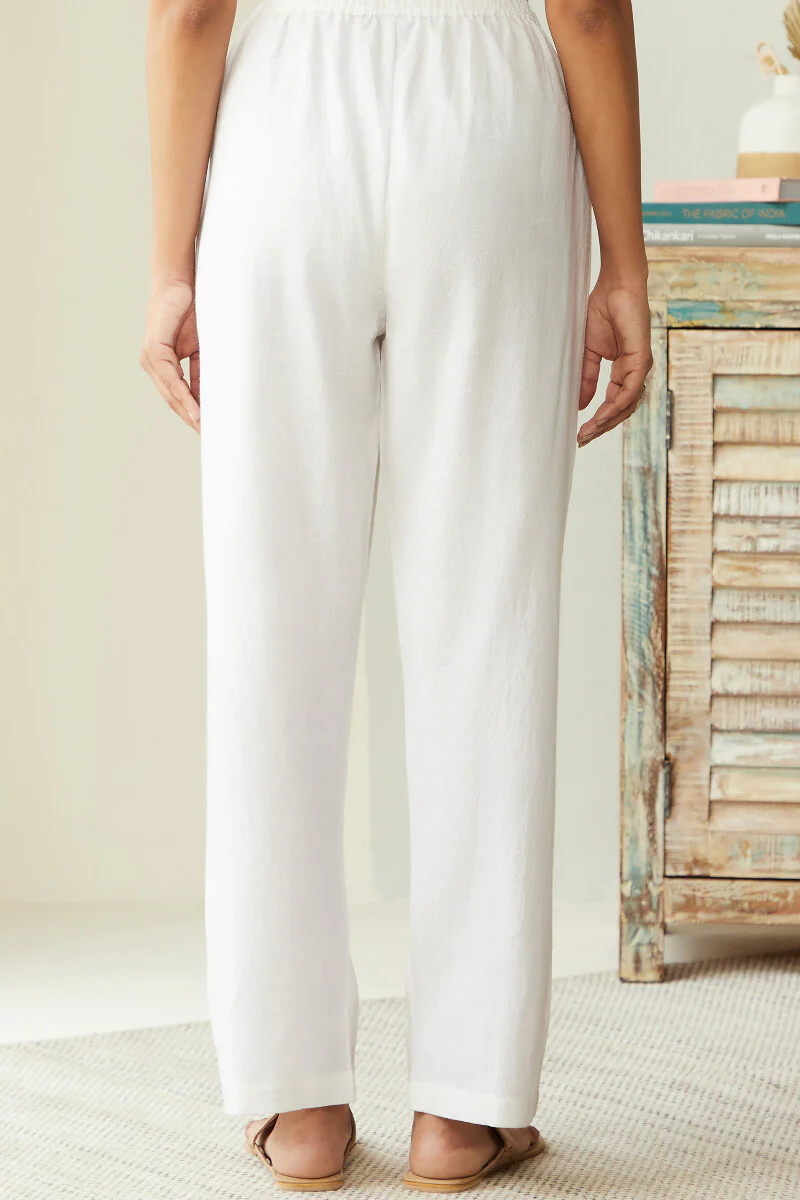 Roza Seher White Pants - Image 4