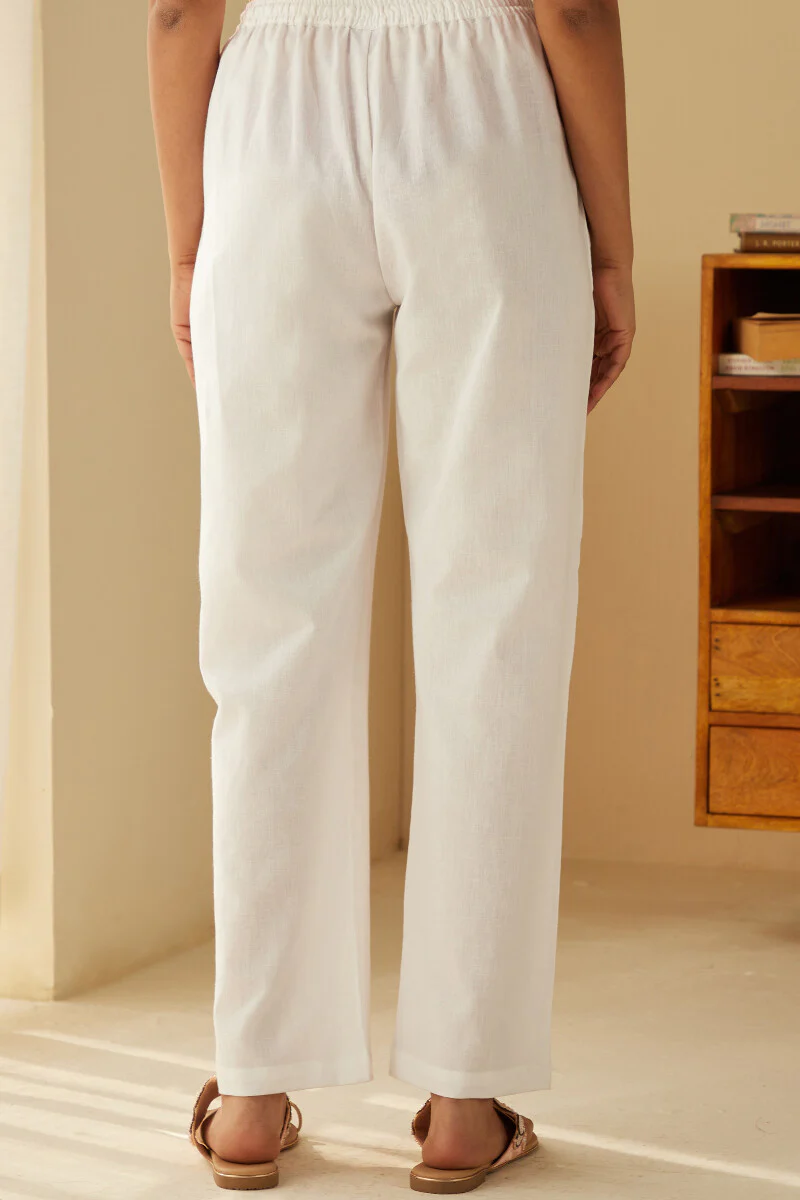 Roza Seher White Pants - Image 5