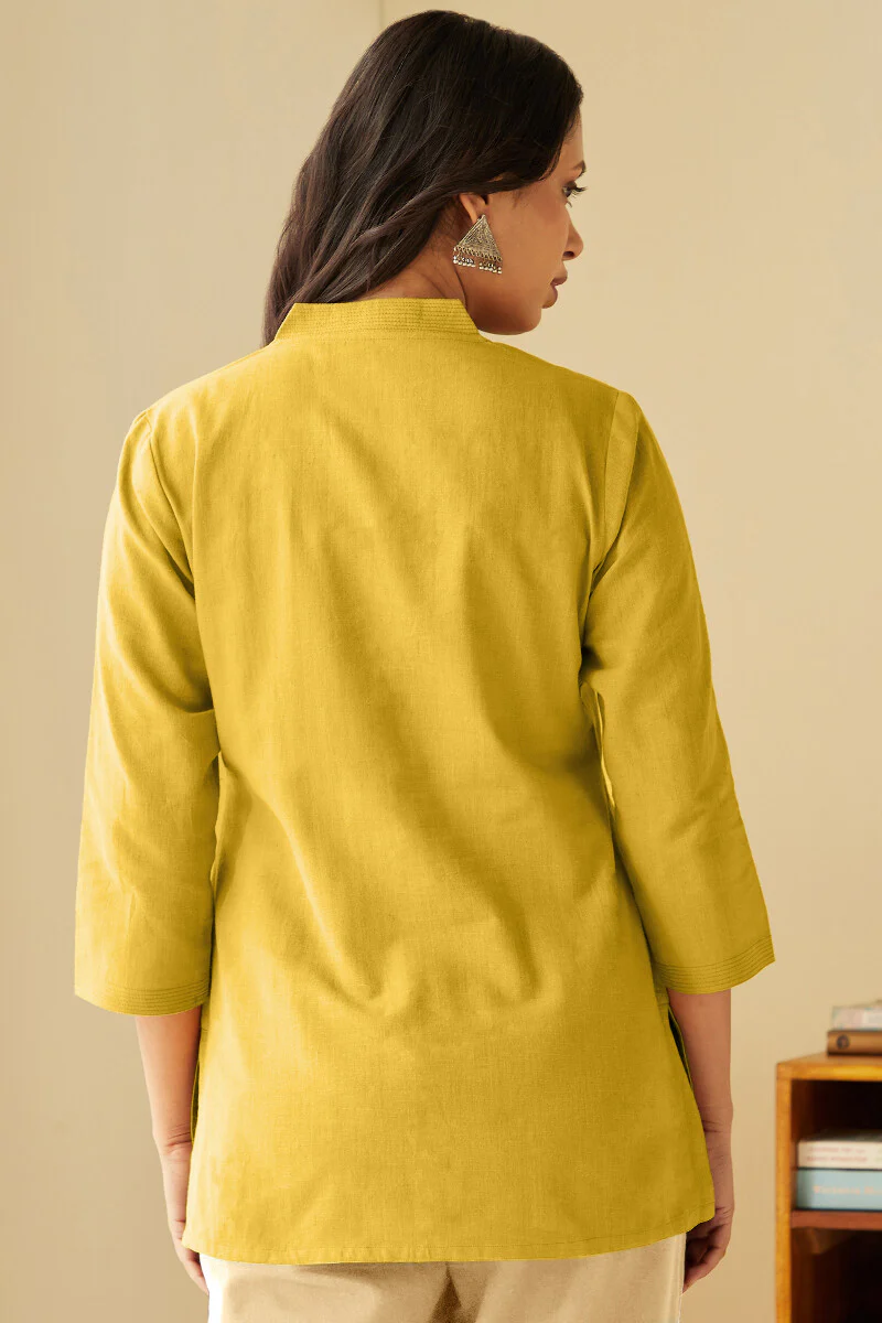 Roza Seher Yellow Top - Image 5