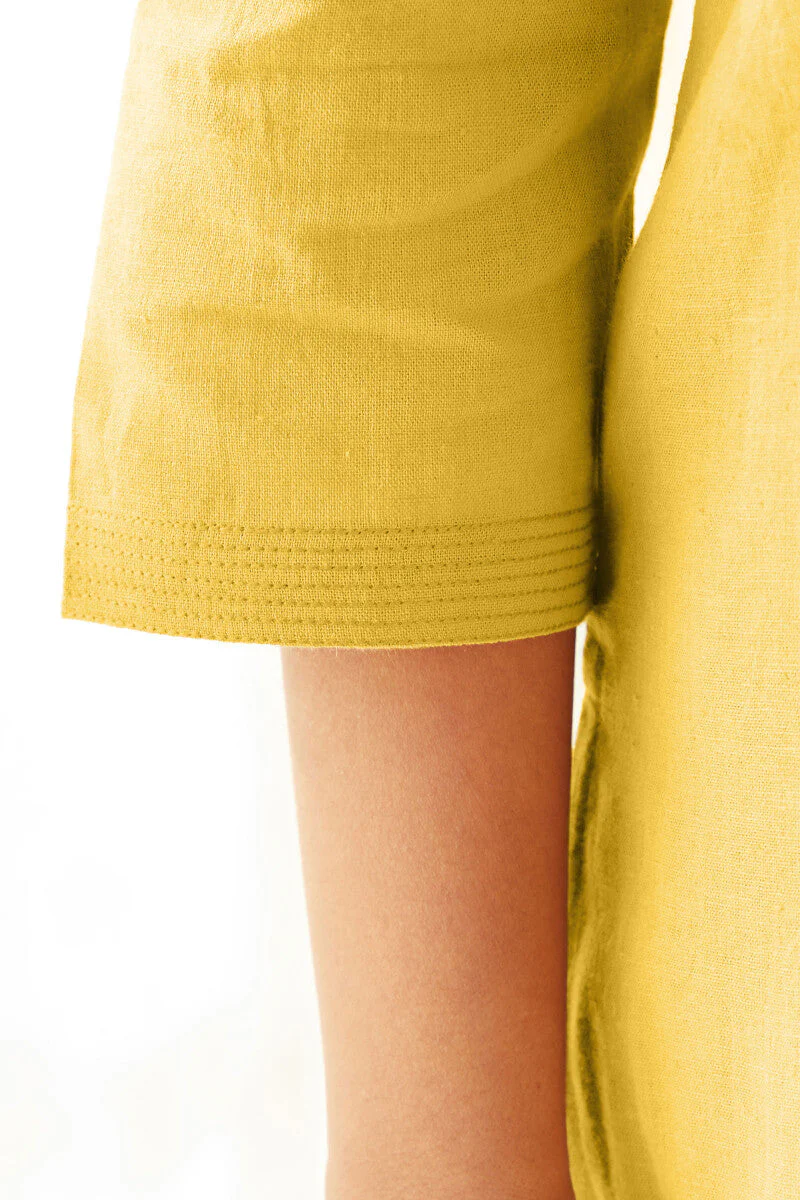 Roza Seher Yellow Top - Image 4